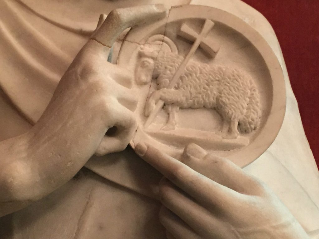 Agneau de Dieu sculpté, Musée de Cluny à Paris