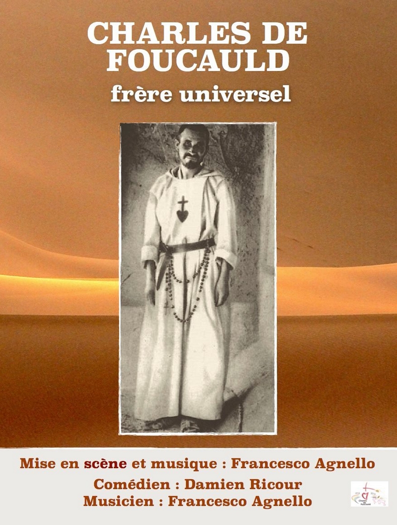 Spectacle "Charles de Foucauld, frère universel" par Francesco Agnello, septembre 2016, à Bourges
