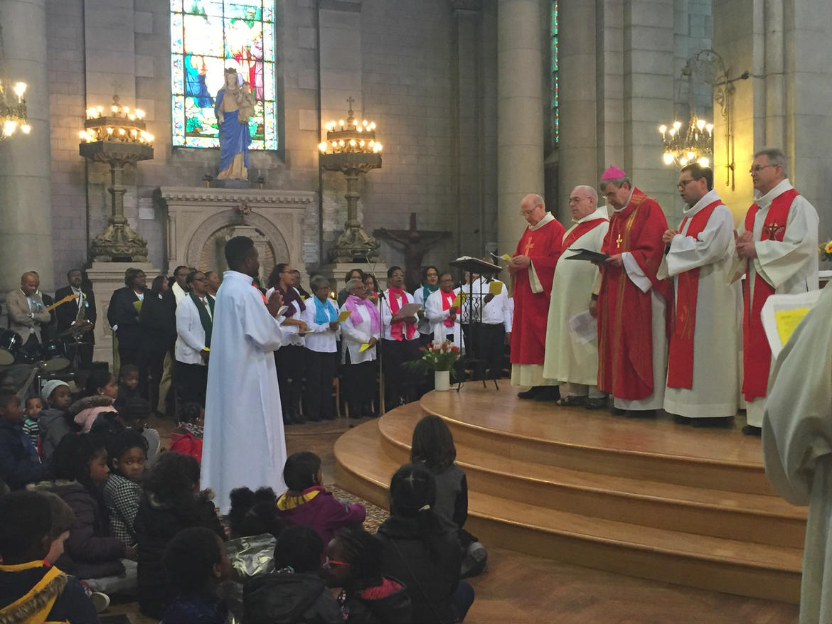Ordination diaconale de Gilbert Julien fc le 26 février 2017 à Saint Ouen (France)