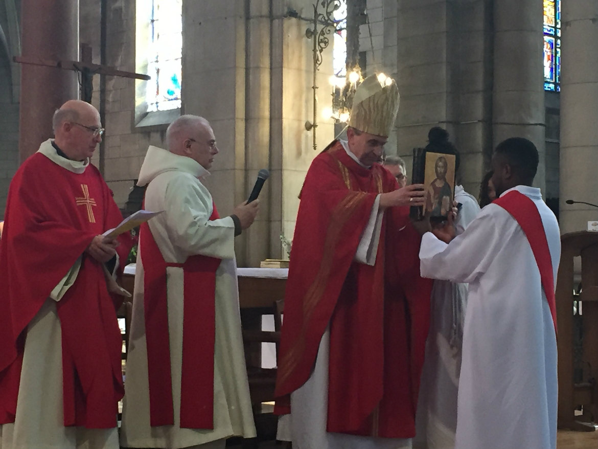 Ordination diaconale de Gilbert Julien fc le 26 février 2017 à Saint Ouen (France)