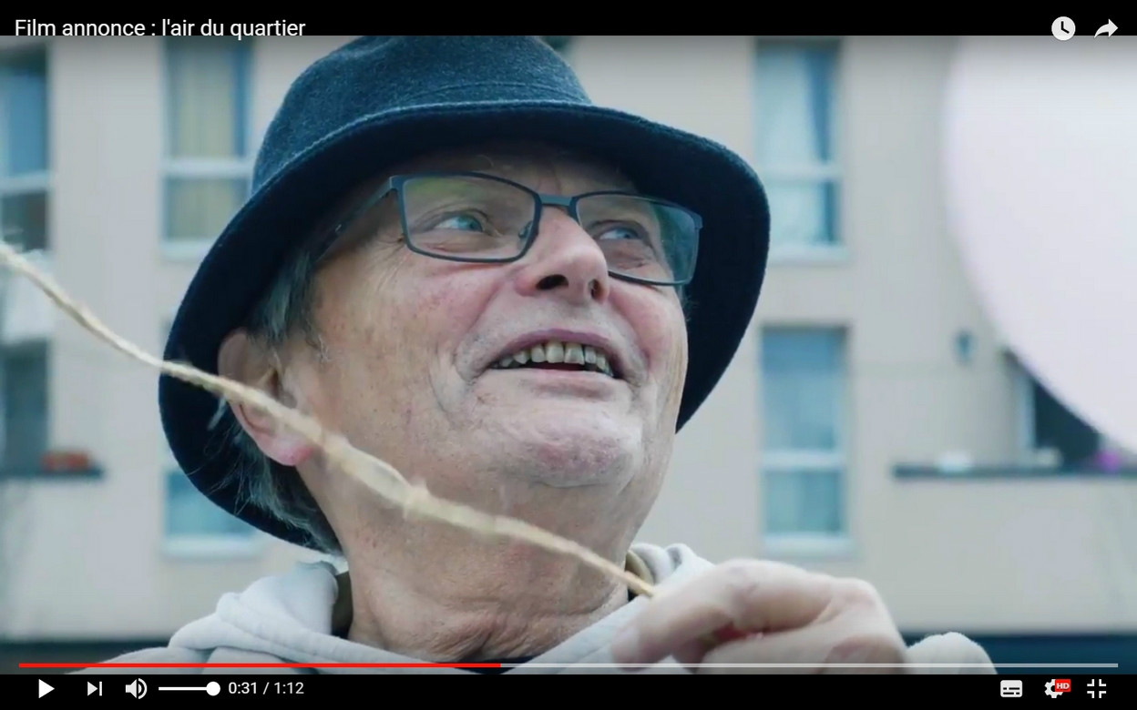 A la Chasse Royale, René Lelièvre fc dans le court-métrage "L'air du quartier" de Boris Diéval au #Festival2cinéma de Valenciennes 2017.