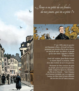 Couverture de la Bande Dessinée "La Soif de Dieu, une vie du père Anizan", BD 2017