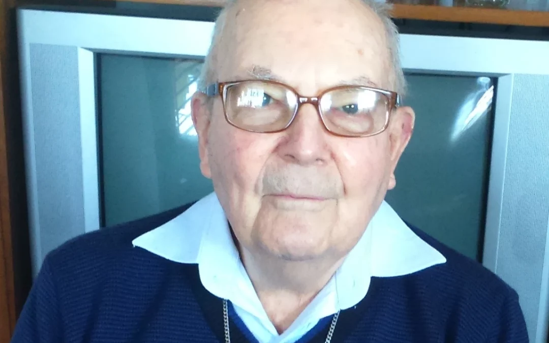 Portrait du père Joseph Mahon fc (8/11/1926 – 15/5/2018)