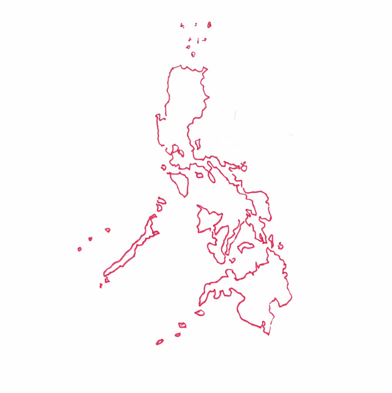 Carte des Philippines © Florence Sanyas