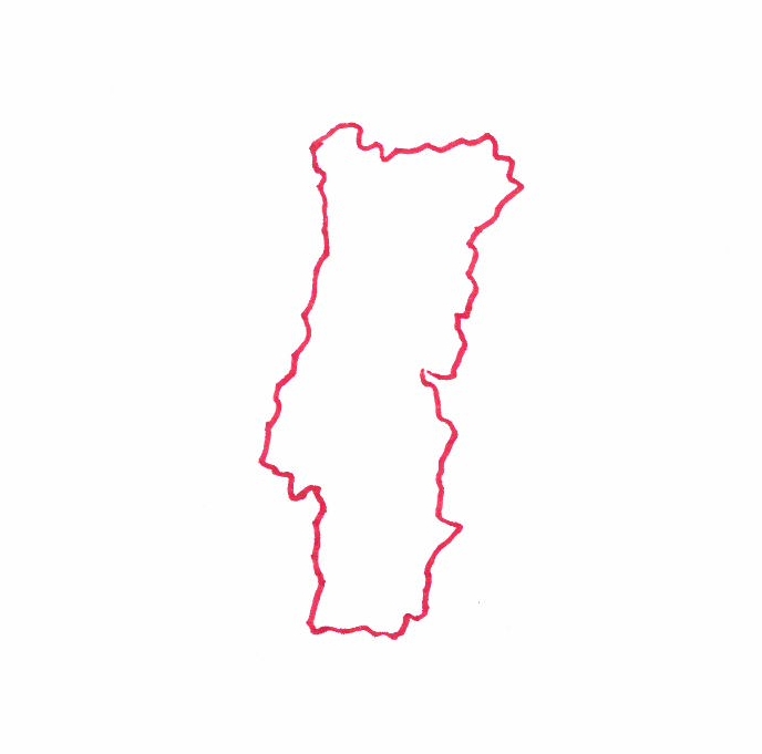 Carte du Portugal © Florence Sanyas