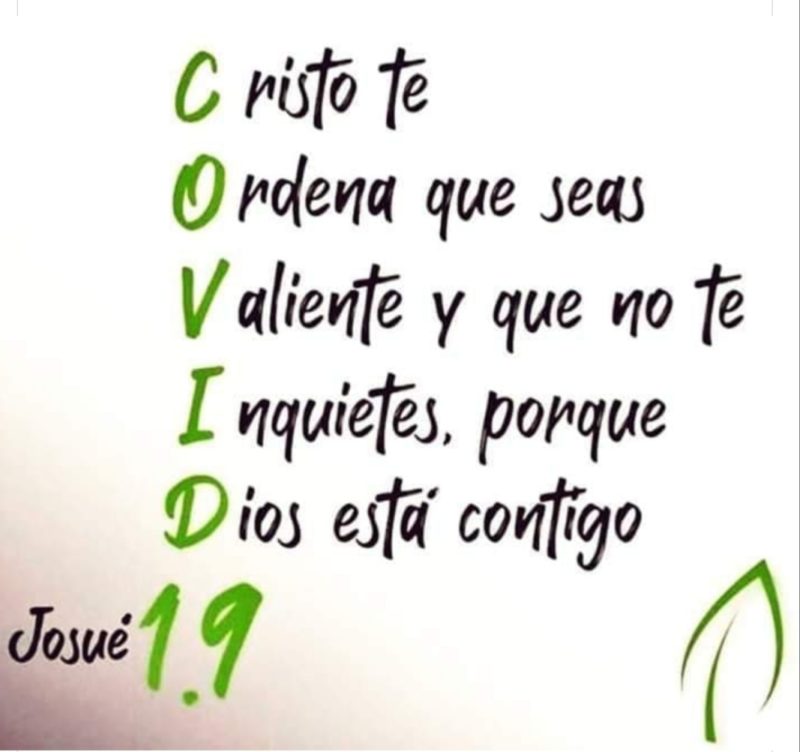 Josué 1.9 COVID