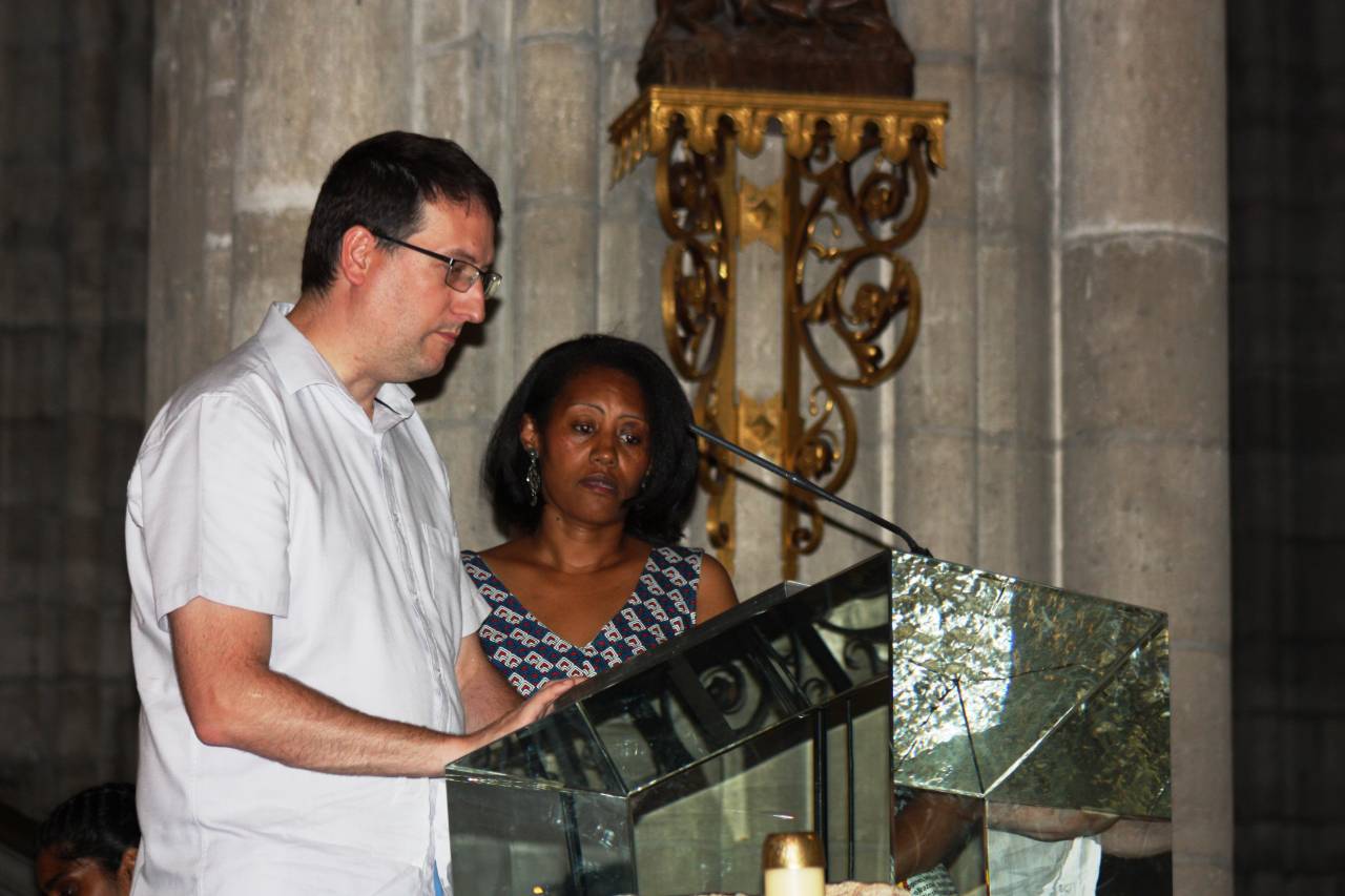 Carine et Hervé Compagnons de la Charité de Jean Guellerin