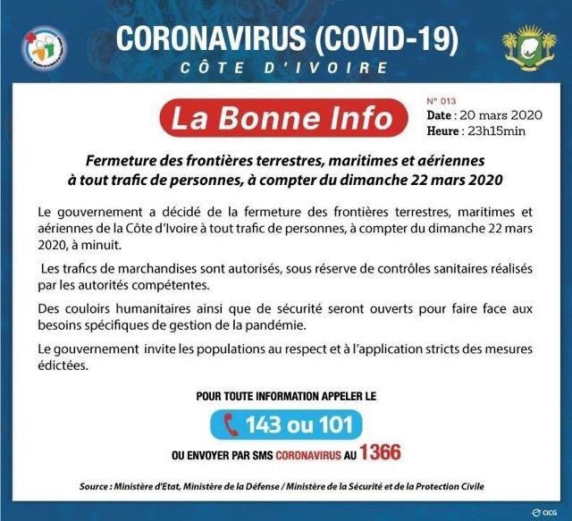 Covid-19 Côte d'Ivoire