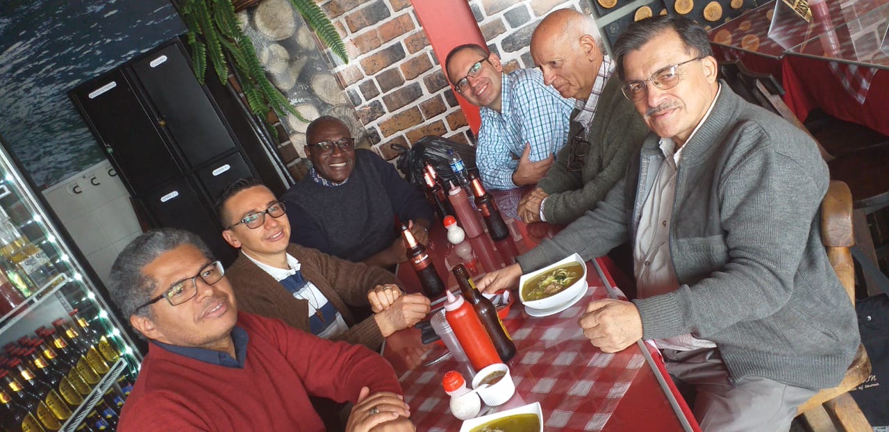 Jayson dos Santos, Pedro Baron, Emmanuel Say, Antonio Cano, Martirian Marban, Pedro Salinas - décembre 2019 © Fils de la Charité