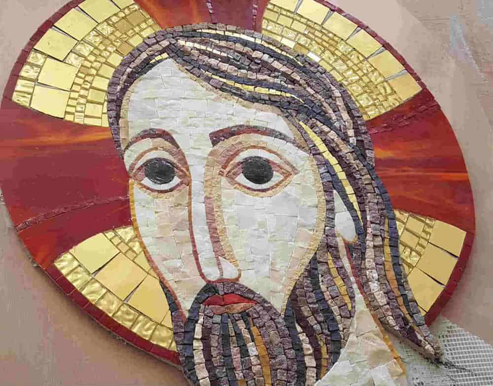 Une mosaïque de “Jésus Bon Pasteur” en souvenir des 100 ans de Fondation