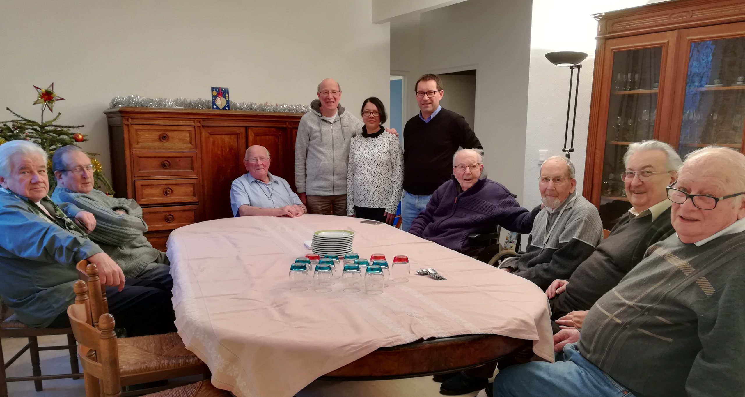 La communauté Saint-Joseph visite le nouveau généralat janvier 2018 © Florence Krasowski