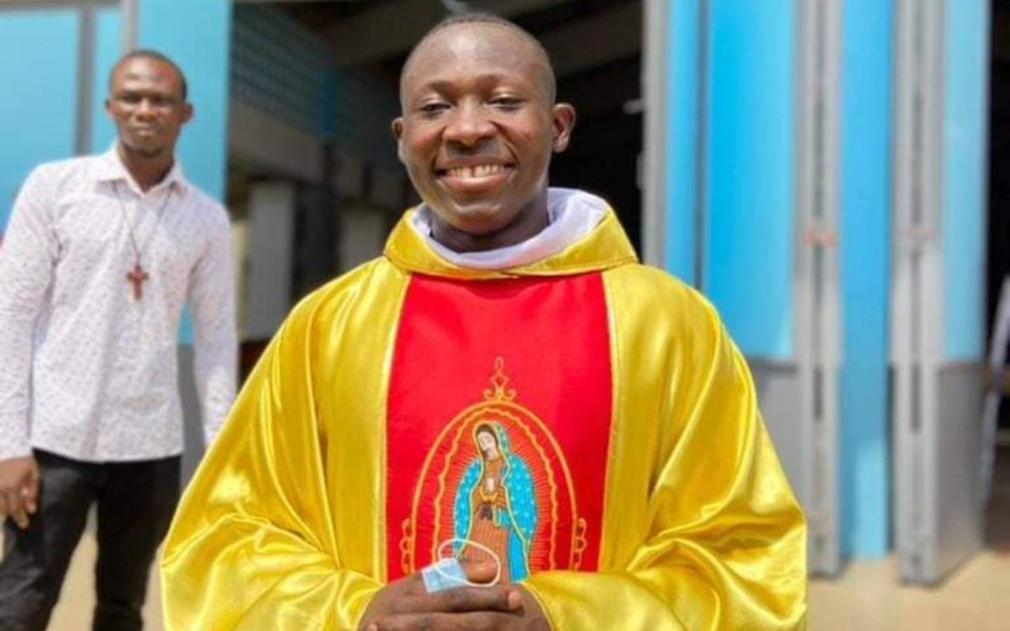 Ordination sacerdotale de Jean-Claude Bado fc, le 8 janvier 2022, à Abidjan en Côte d'Ivoire, crédit Saturnin Mungi fc
