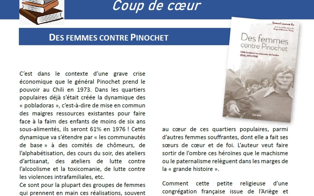 Des femmes contre Pinochet par Samuel Laurent Xu
