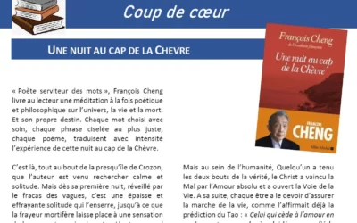 Une nuit au cap de la Chèvre par François Cheng