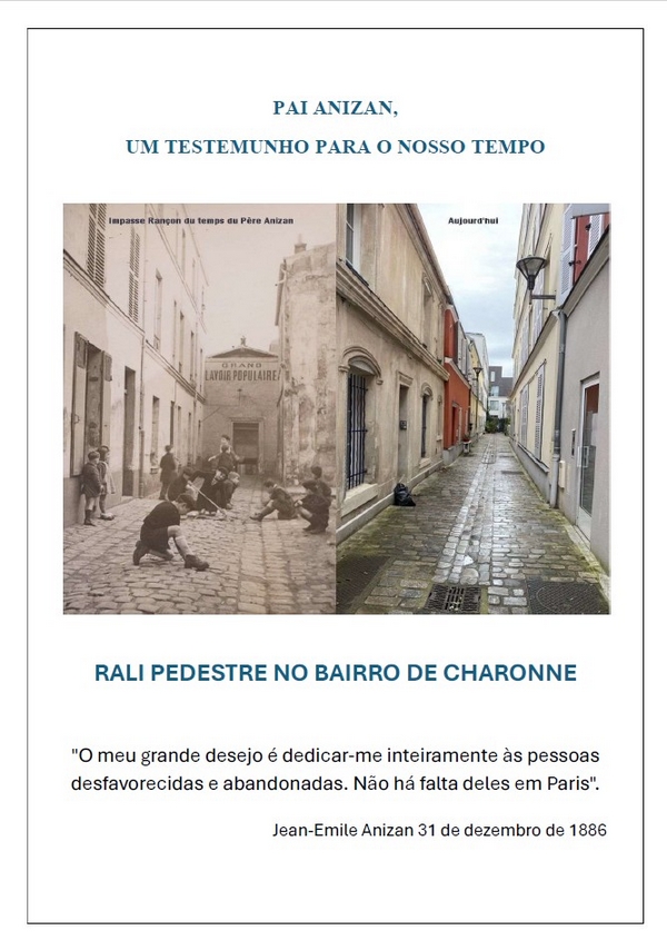 Livret du rallye Anizan pédestre dans le quartier de Charonne - Crédit Fils de la Charté