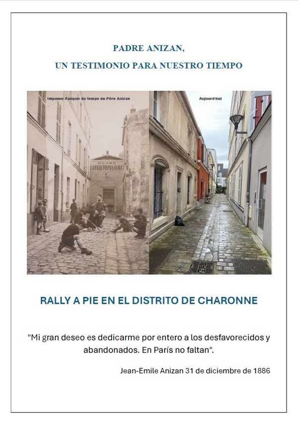 Livret du rallye Anizan pédestre dans le quartier de Charonne - Crédit Fils de la Charté