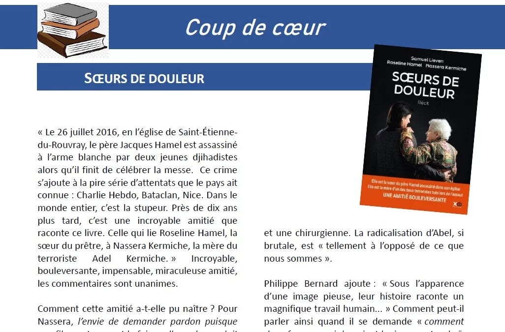 Sœurs de douleur par Samuel Lieven, Roseline Hamel, Nassera Kermiche