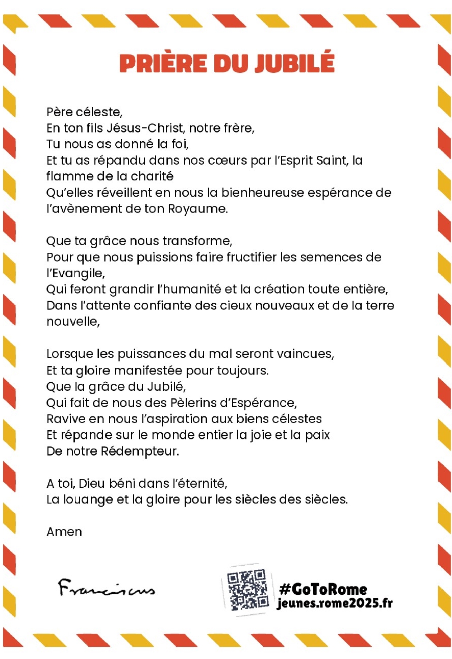 Prière du Pape François du Jubilé des jeunes à Rome, juillet 2025 - Crédit : Aloïs Marignane/ Pape François