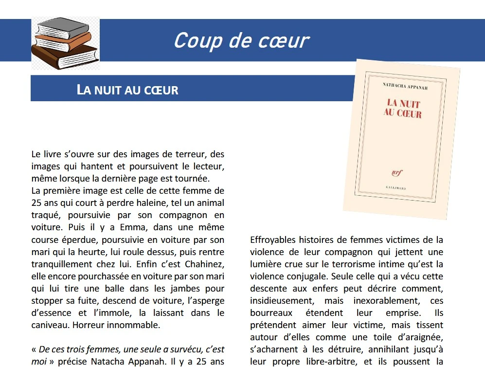 Nathacha Appanah, La nuit au cœur, Collection Blanche Gallimard, 2025, 283 pages