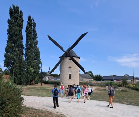 Le moulin de pierre à Artenay - Crédit Pierre Tritz fc
