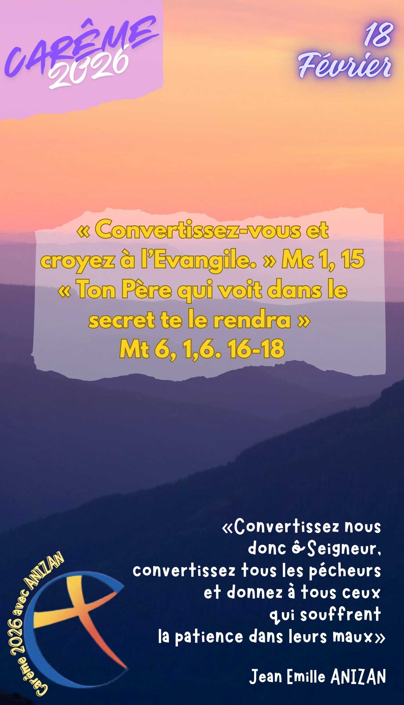 Suivez notre chemin de Carême 2026 avec les Fils de la Charité et la pensée sociale du Père Anizan - Crédit les Fils de la Charité