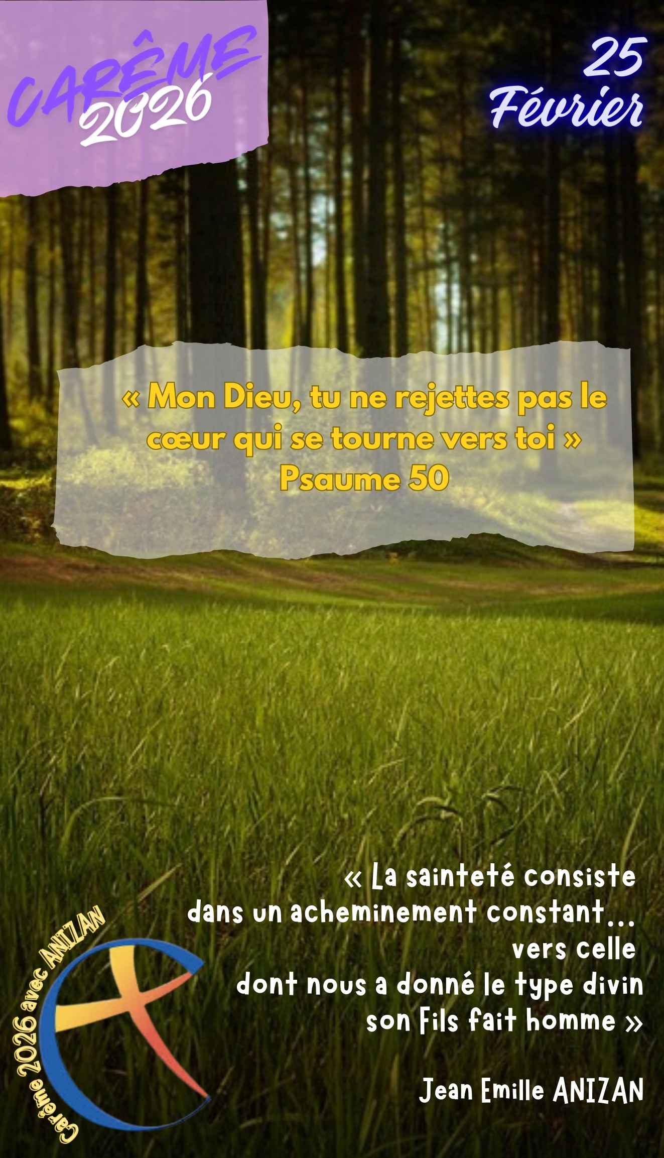 Suivez notre chemin de Carême 2026 avec les Fils de la Charité et la pensée sociale du Père Anizan - Crédit les Fils de la Charité