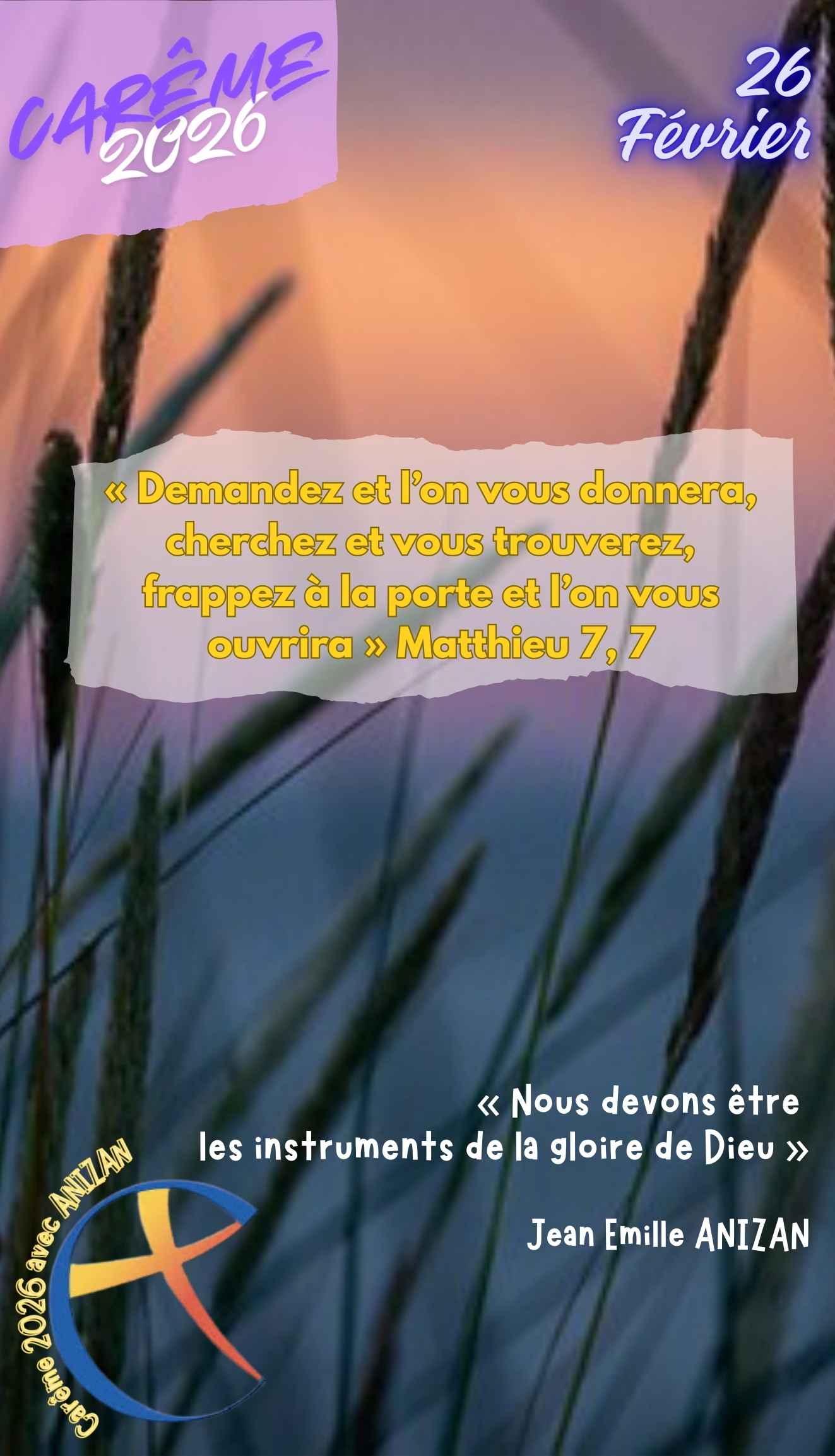 Suivez notre chemin de Carême 2026 avec les Fils de la Charité et la pensée sociale du Père Anizan - Crédit les Fils de la Charité