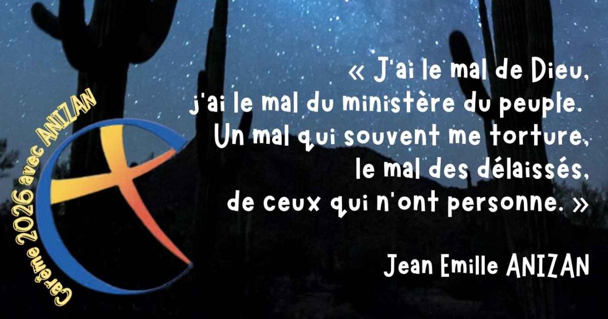 Suivez notre chemin de Carême 2026 avec les Fils de la Charité et la pensée sociale du Père Anizan - Crédit les Fils de la Charité