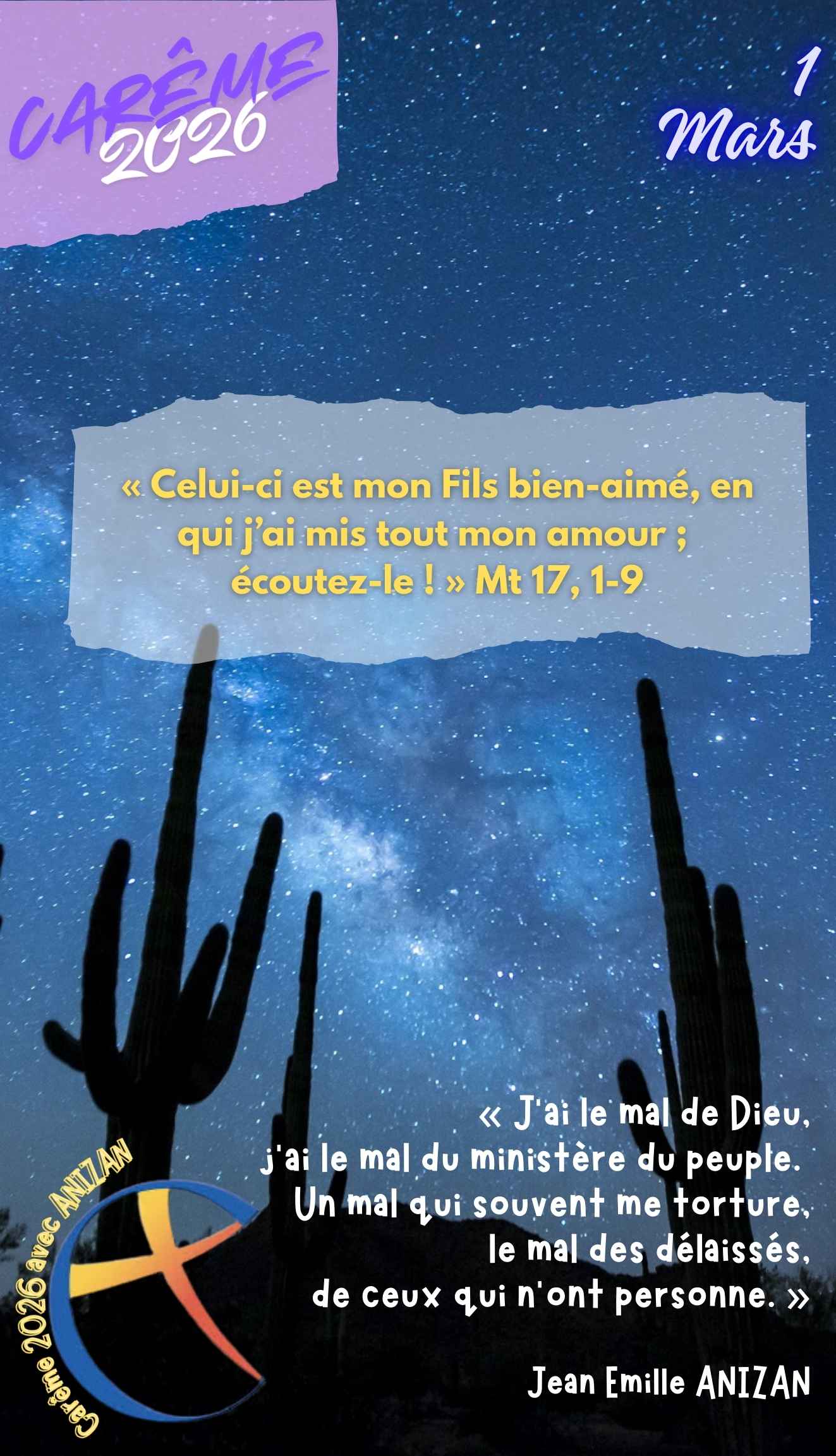 Suivez notre chemin de Carême 2026 avec les Fils de la Charité et la pensée sociale du Père Anizan - Crédit les Fils de la Charité