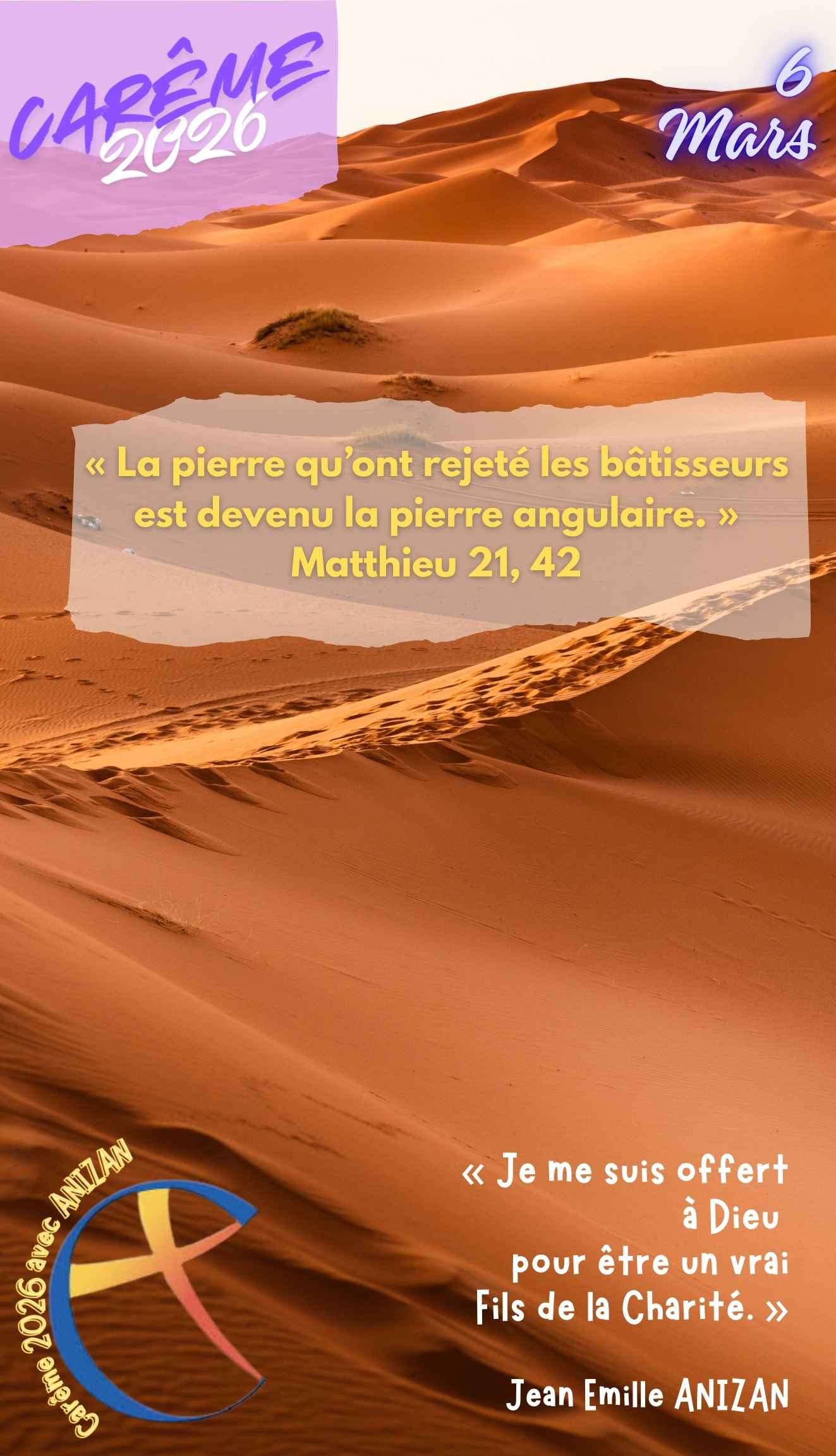 Suivez notre chemin de Carême 2026 avec les Fils de la Charité et la pensée sociale du Père Anizan - Crédit les Fils de la Charité