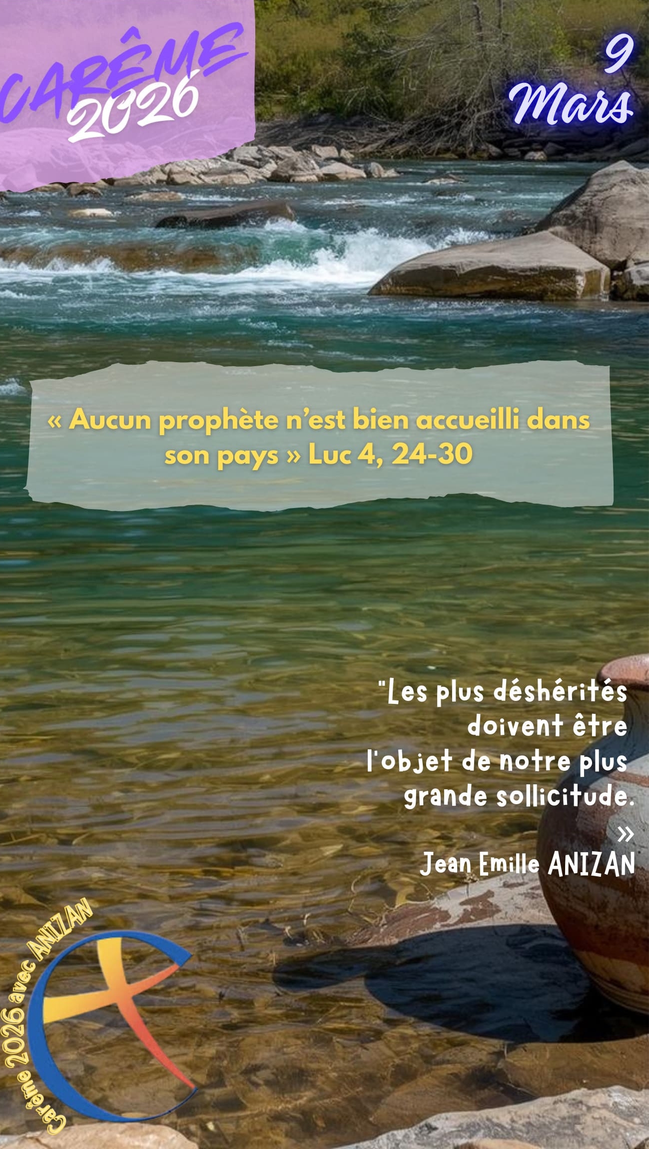 Suivez notre chemin de Carême 2026 avec les Fils de la Charité et la pensée sociale du Père Anizan - Crédit les Fils de la Charité