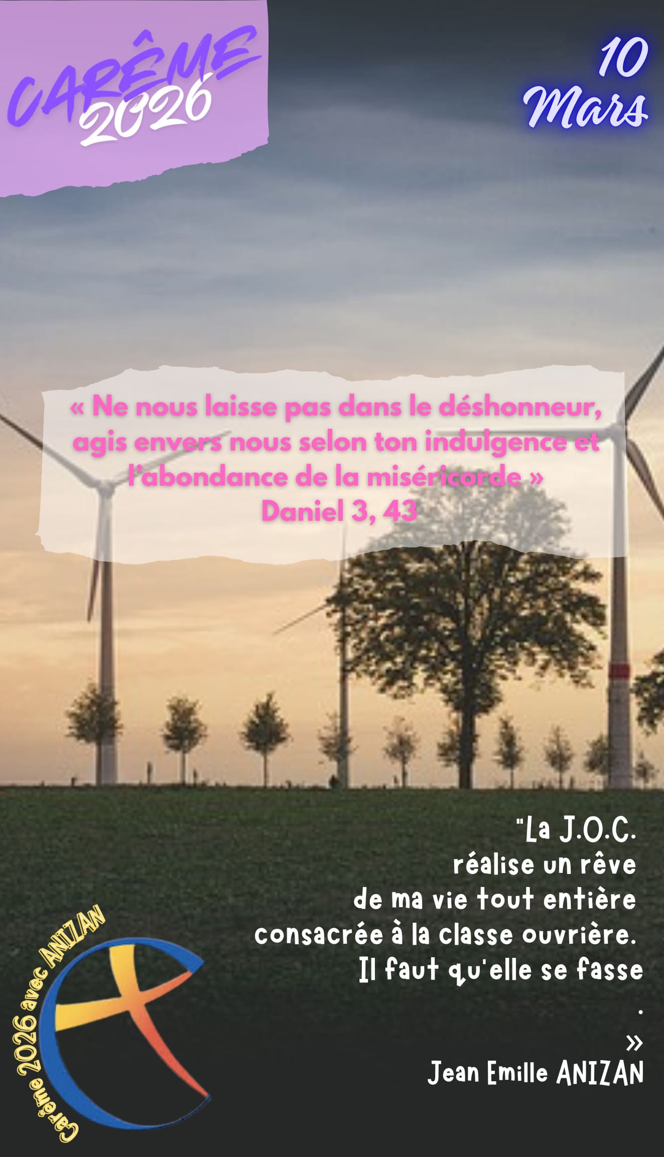 Suivez notre chemin de Carême 2026 avec les Fils de la Charité et la pensée sociale du Père Anizan - Crédit les Fils de la Charité