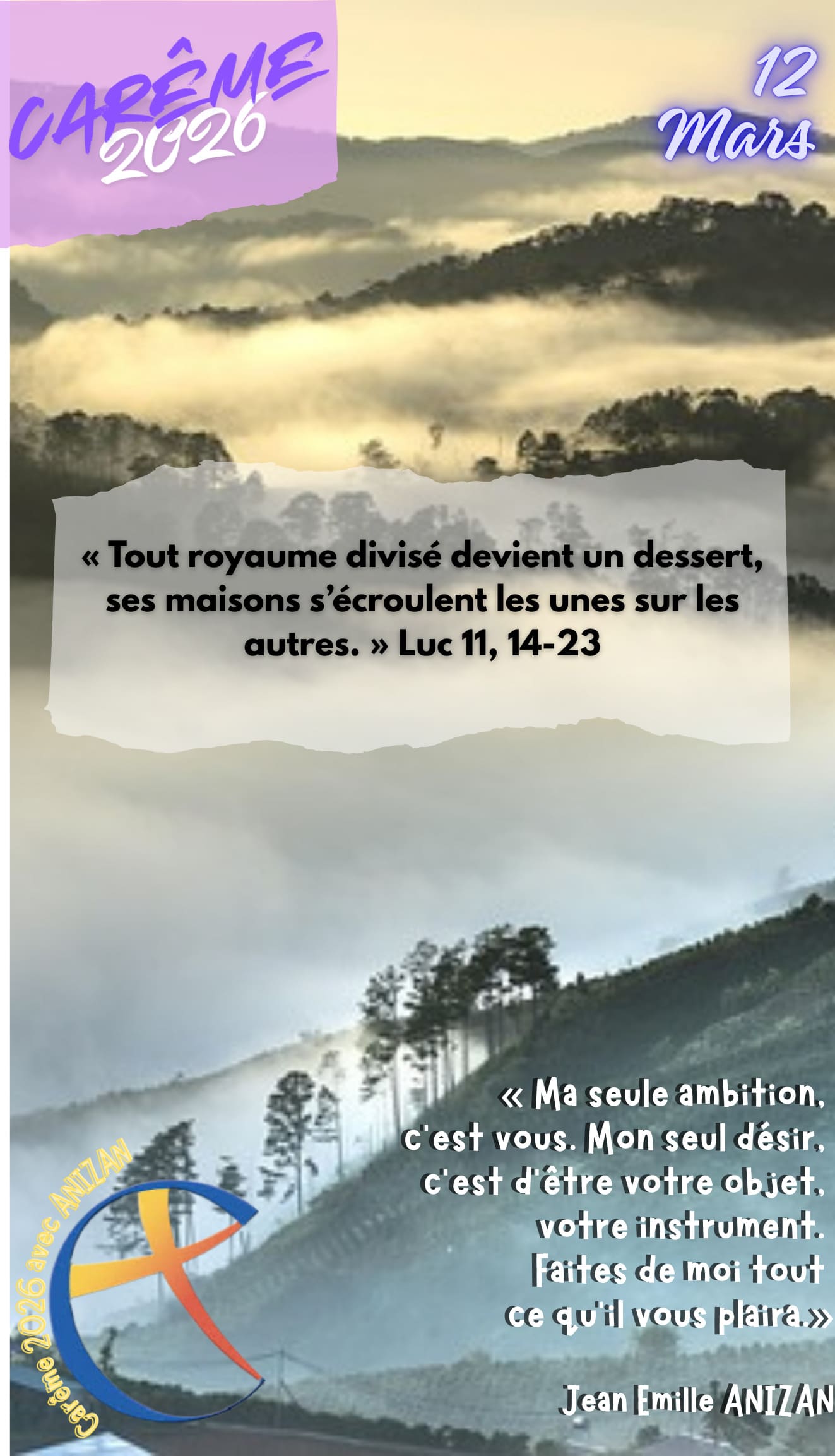 Suivez notre chemin de Carême 2026 avec les Fils de la Charité et la pensée sociale du Père Anizan - Crédit les Fils de la Charité