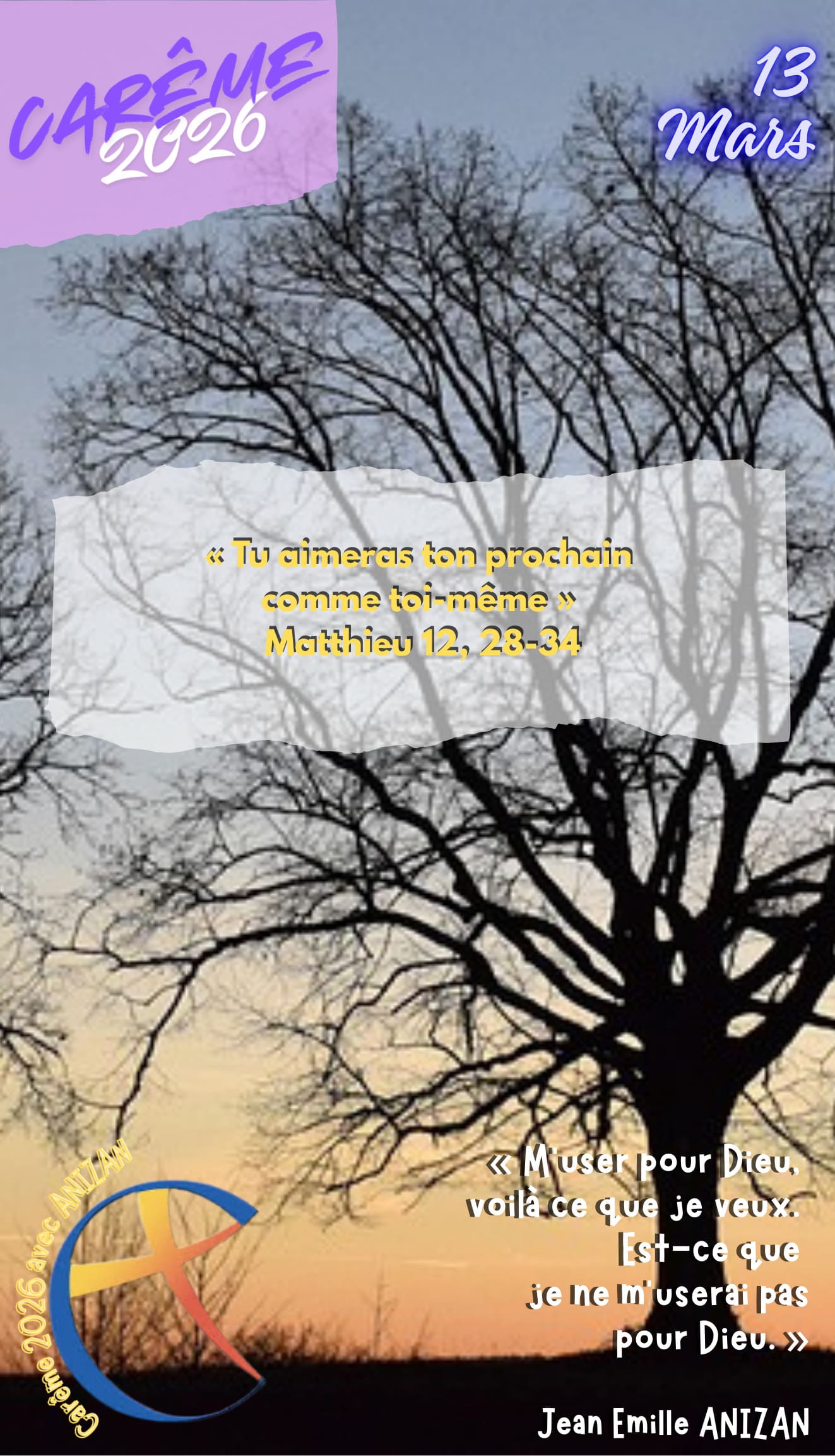 Suivez notre chemin de Carême 2026 avec les Fils de la Charité et la pensée sociale du Père Anizan - Crédit les Fils de la Charité