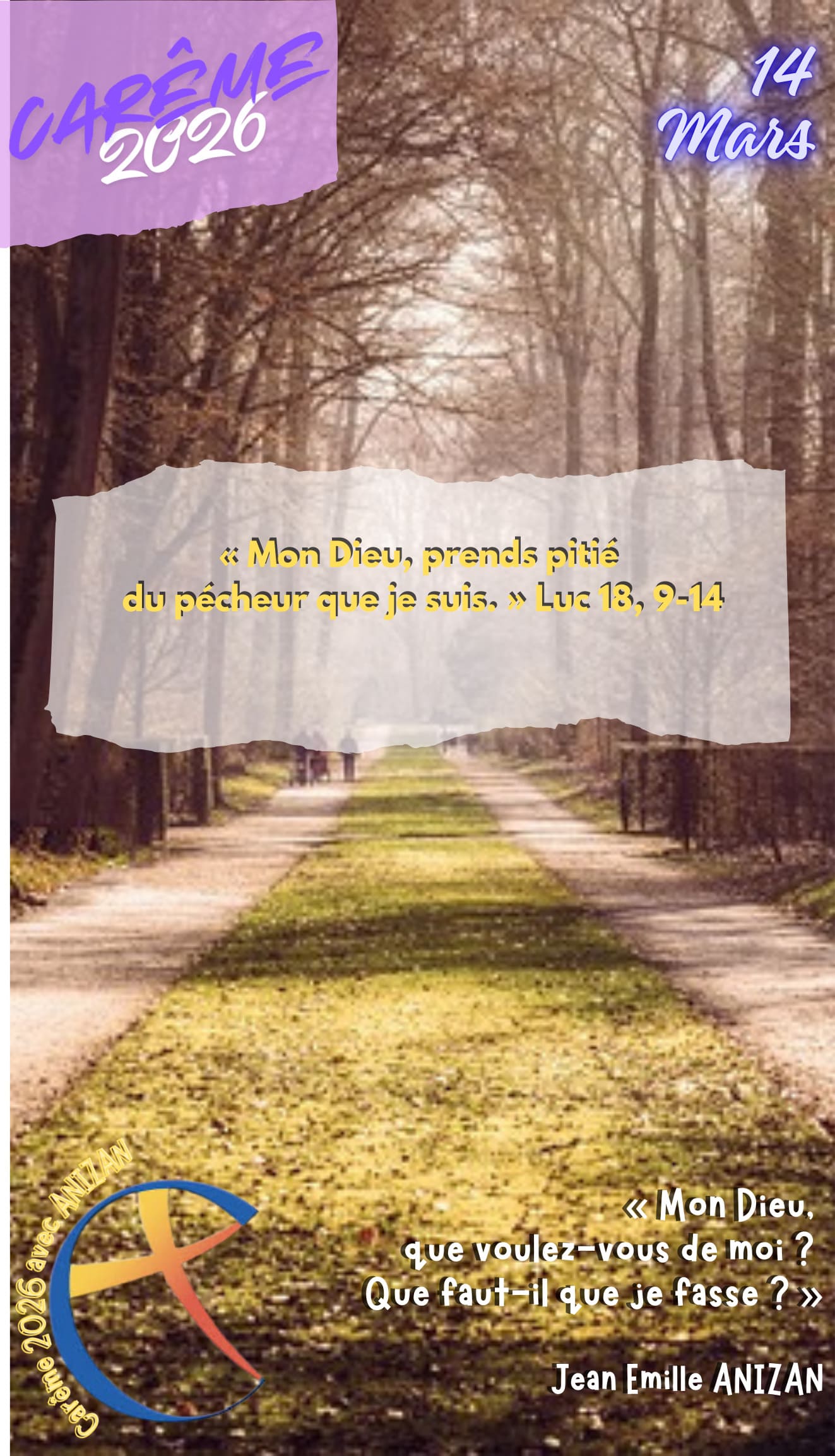 Suivez notre chemin de Carême 2026 avec les Fils de la Charité et la pensée sociale du Père Anizan - Crédit les Fils de la Charité