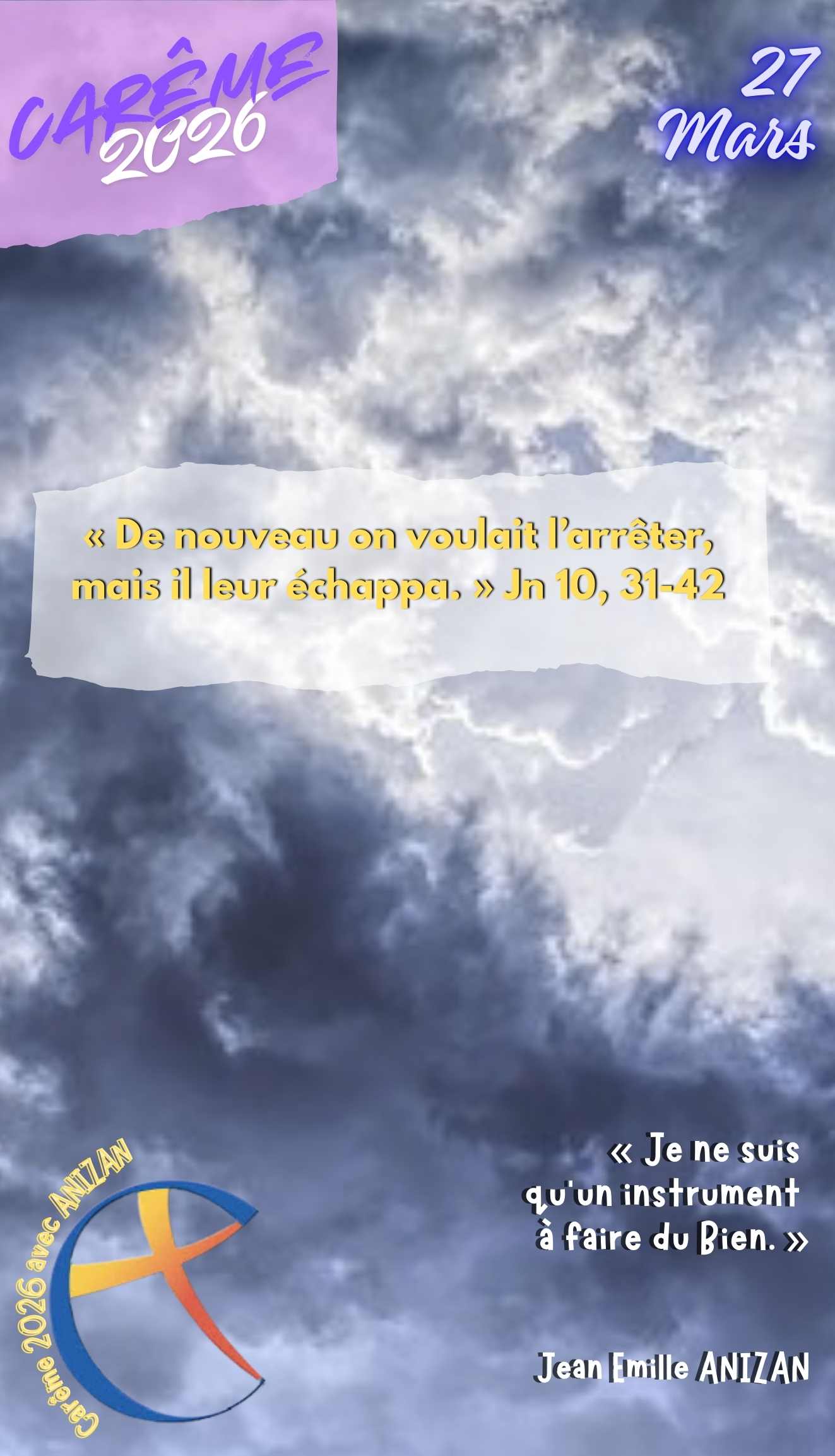 Suivez notre chemin de Carême 2026 avec les Fils de la Charité et la pensée sociale du Père Anizan - Crédit les Fils de la Charité