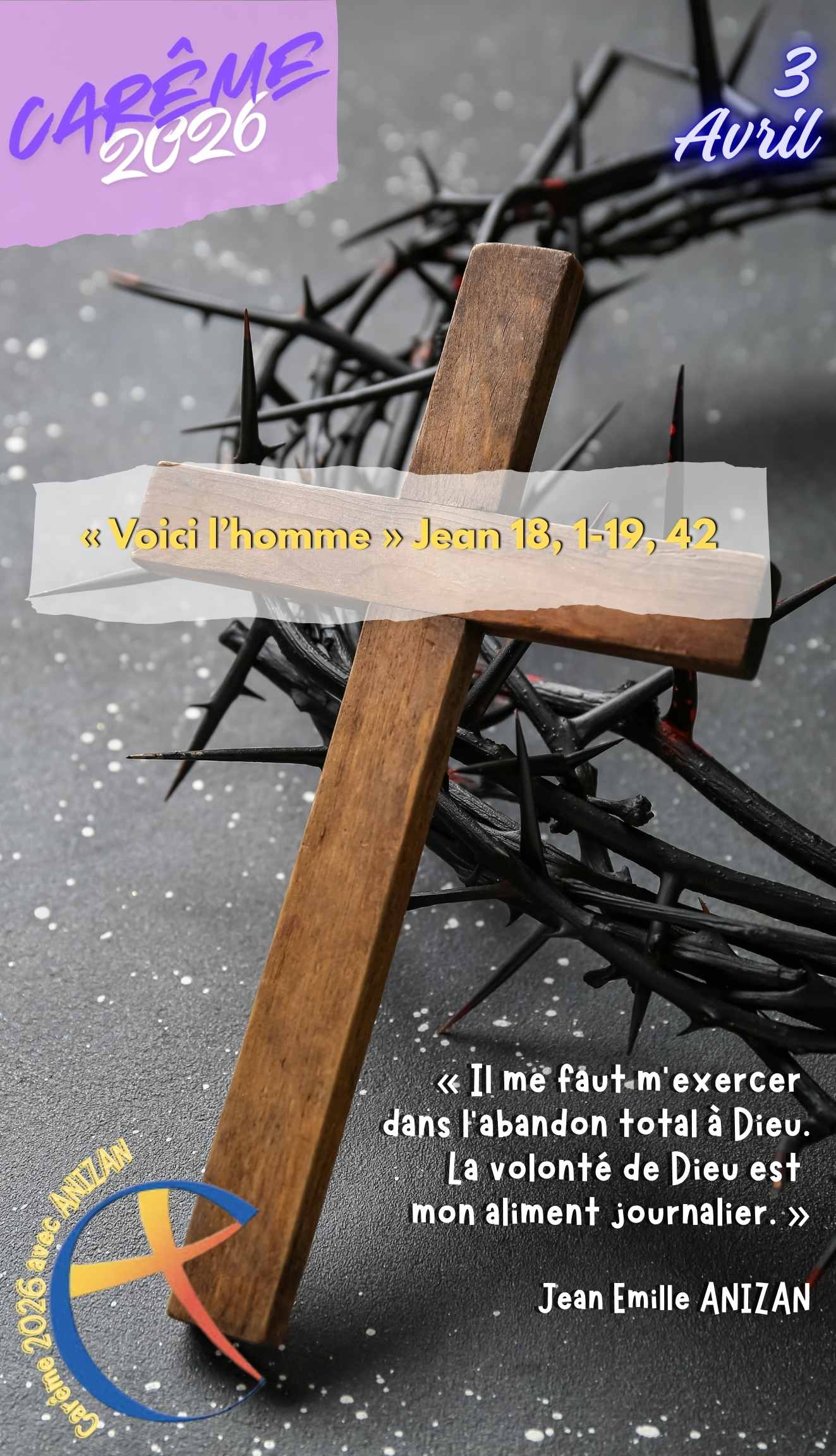 Suivez notre chemin de Carême 2026 avec les Fils de la Charité et la pensée sociale du Père Anizan - Crédit les Fils de la Charité