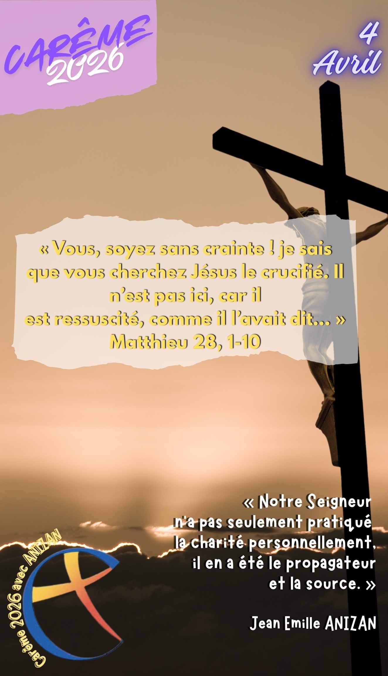 Suivez notre chemin de Carême 2026 avec les Fils de la Charité et la pensée sociale du Père Anizan - Crédit les Fils de la Charité