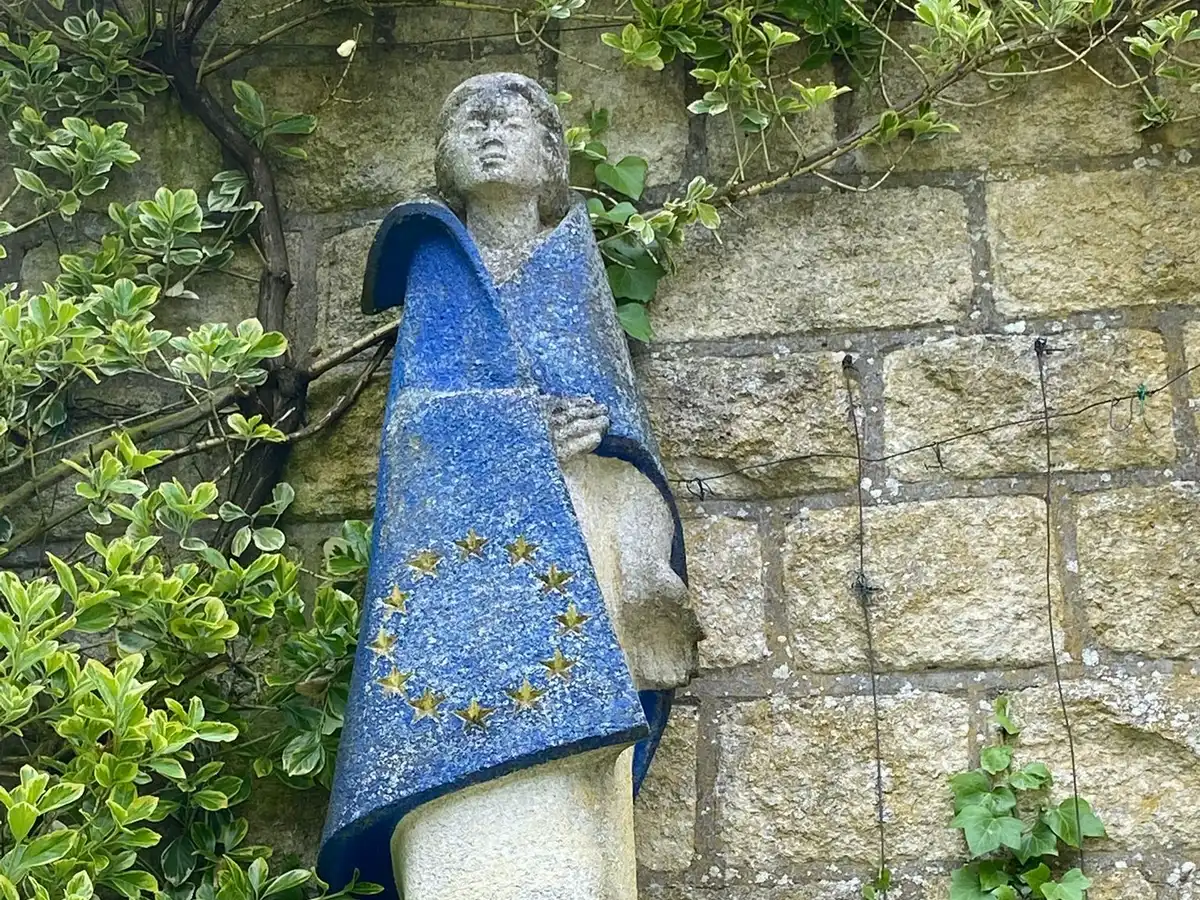 Notre-Dame de l'Europe lors de la Saison Anizan à Verdunpour la 20ème année du chemin du père Anizan Crédit Christelle Simonetti