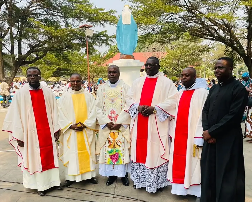 Ordination sacerdotale de Gilles Miakoumoutima fc , le 19 juillet 2026 en la Cathédrale du Sacré-Cœur de Brazzaville - Crédit Ulysse Nndalla fc 