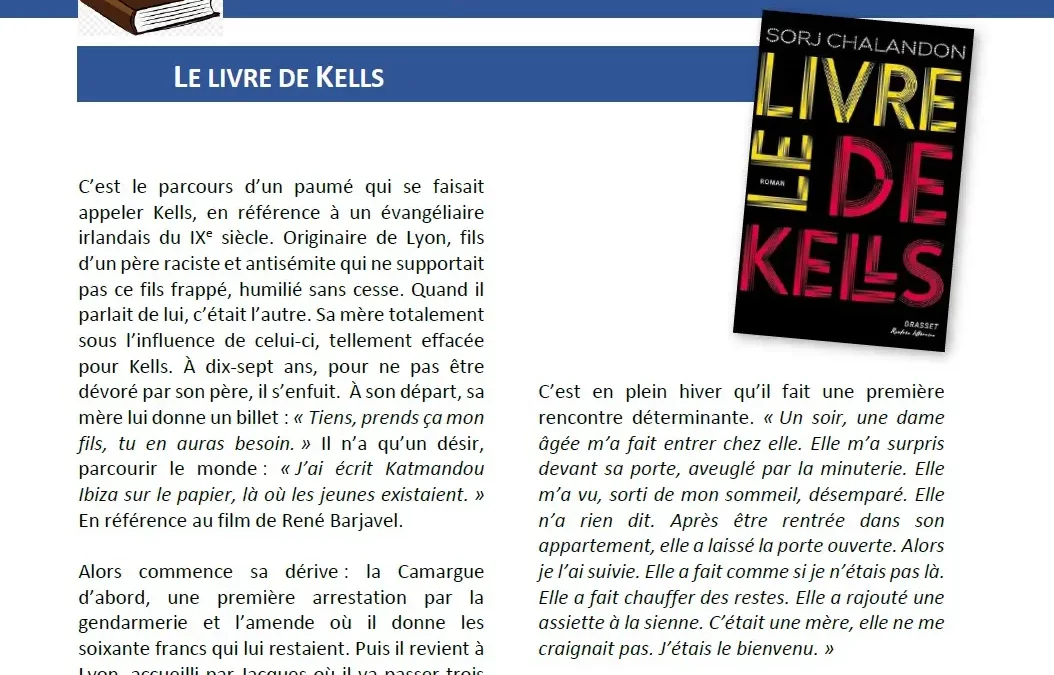Le Livre de Kells : un roman bouleversant sur la rue et la reconstruction