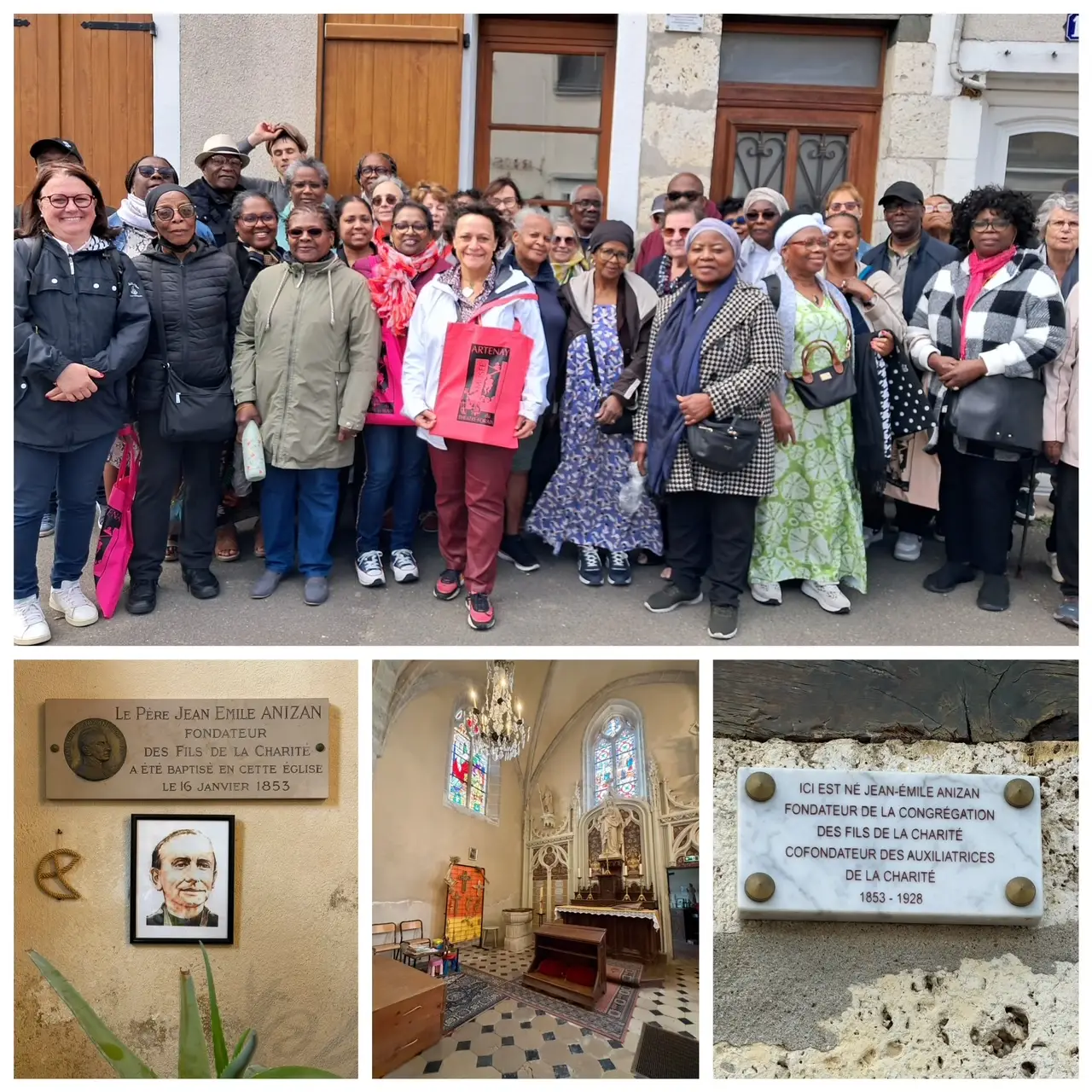 Une quarantaine de paroissiens de l’église Sainte-Hélène à Paris ont découvert Artenay, village natal du Père Jean-Émile Anizan le 6 juin 2026 - Crédit Anaïs Reymondon