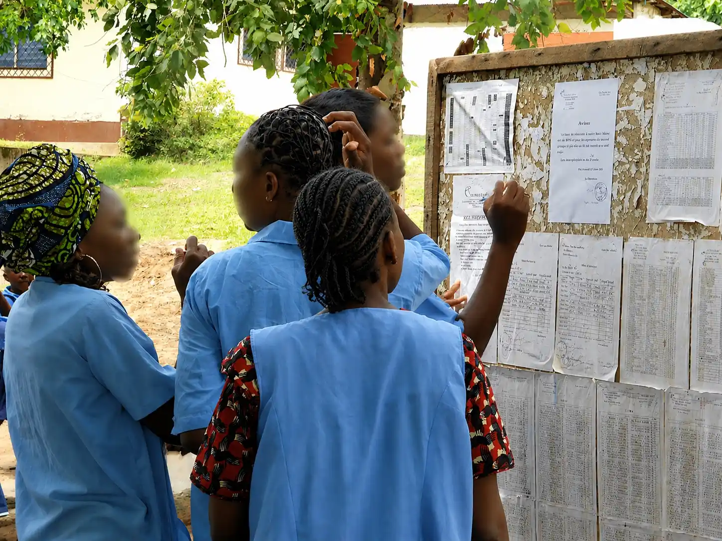 Complexe scolaire père Michel Gobin (CSCMG) à Brazzaville, décembre 2014 - Crédit Ignace Pemba fc