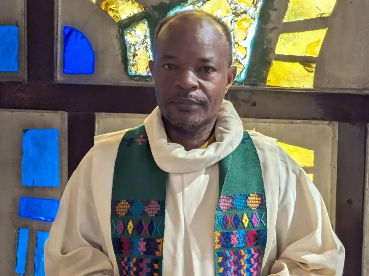 27 ans de vie religieuse de Jean-Claude Tabu fc – Crédit Fils de la Charité Portrait de Jean-Claude Tabu fc