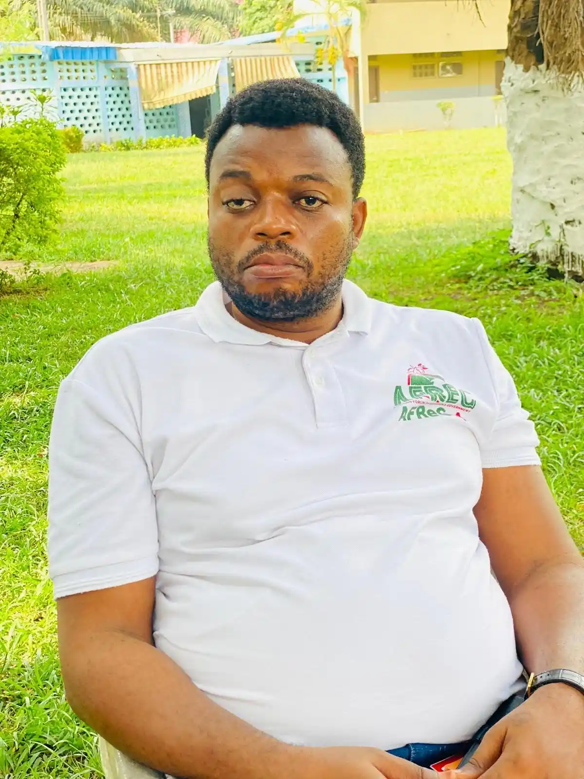 Simon-Pierre Kalala fc lors de la visite canonique en mars 2025