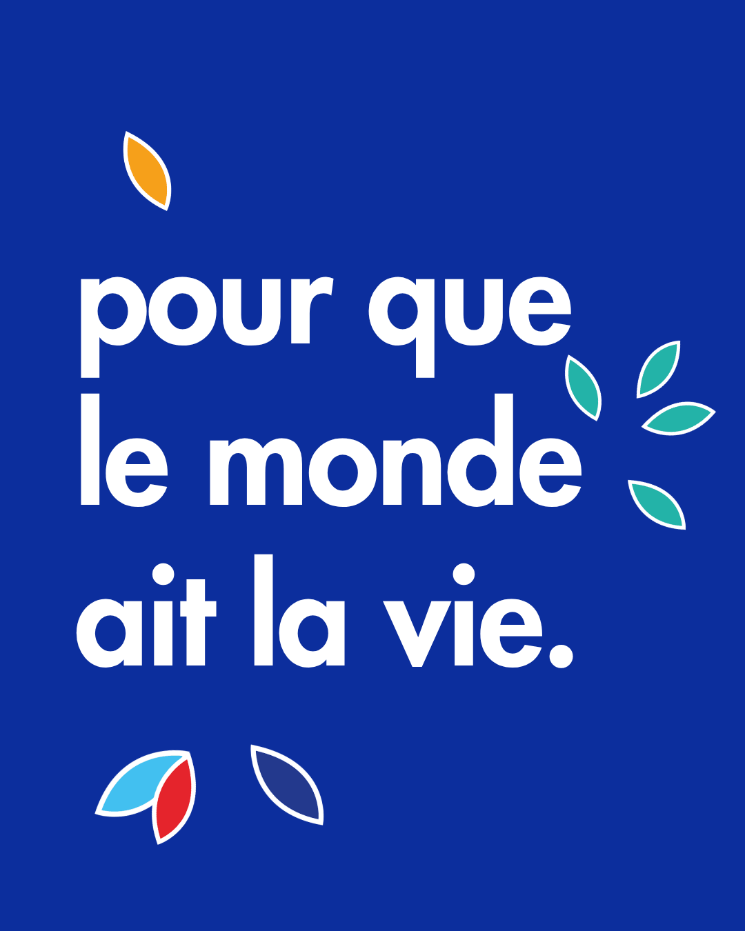 Devise du voyage apostolique en France du Pape Léon XIV, "Pour que le monde ait la vie", septembre 2026 - Crédit CEF