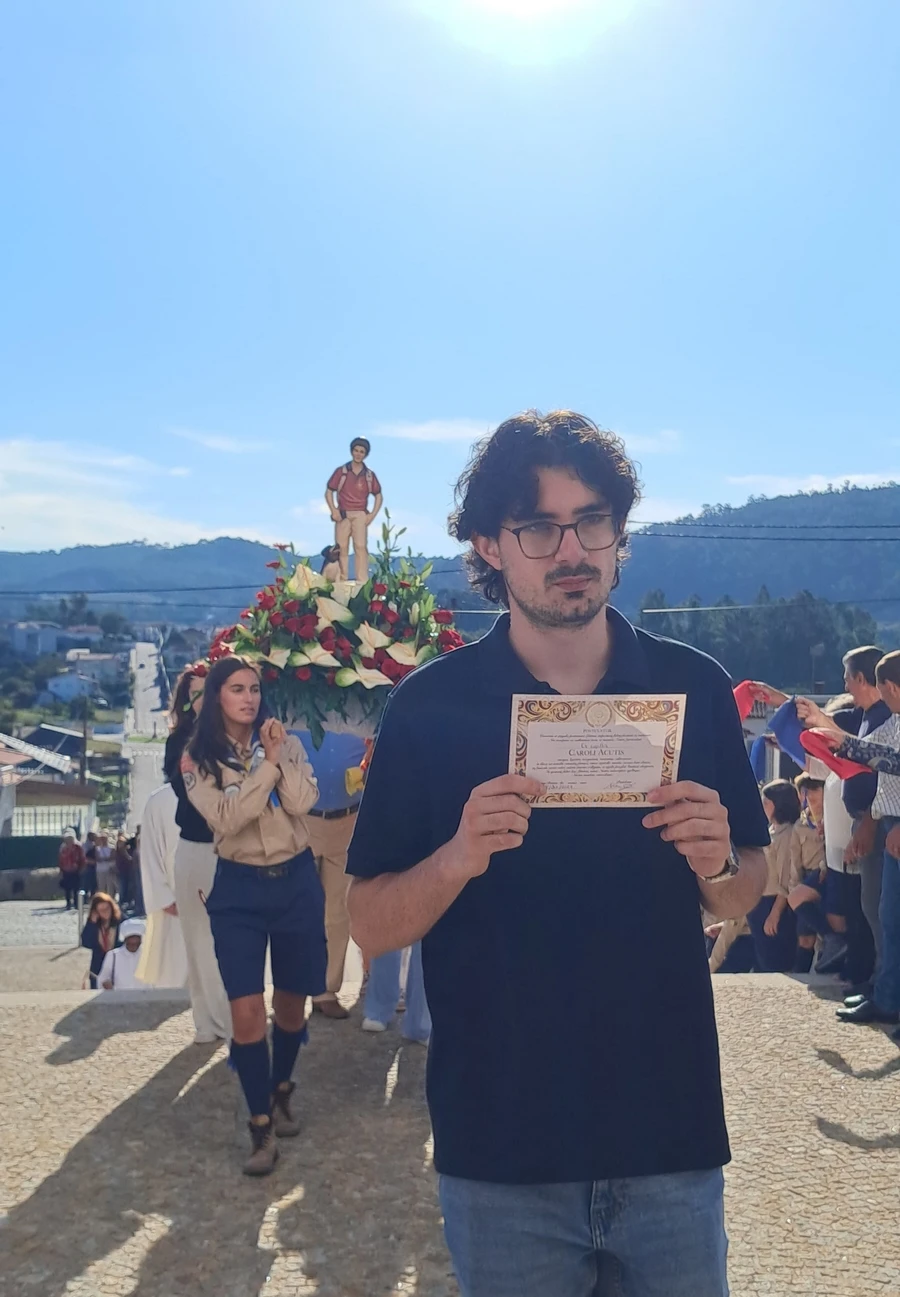 Saint Carlo Acutis a désormais sa place à Romariz, au Portugal, 4 octobre 2026